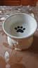 甜浪海猫碗陶瓷猫粮碗狗碗猫食盆猫咪喝水碗高脚斜口防打翻护颈喂食碗 实拍图