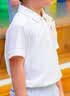 班尼路（Baleno）男童夏季短袖T恤2026夏装透气POLO衫童装男女童速干凉感翻领上衣 实拍图