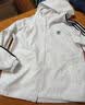 adidas经典三条纹运动连帽夹克外套男女春季阿迪达斯三叶草   亮白   2XL 实拍图