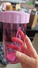 特百惠（Tupperware）雅致300ML塑料杯男女士学生儿童夏季水杯子户外便携口袋杯 柔蜜粉 实拍图