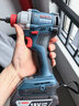 博世（BOSCH）18V无刷锂电冲击扳手285牛米大扭矩GDX18V-285单电3.0Ah套筒套装 实拍图