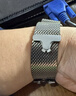 W&P新款适用苹果手表表带apple watch ultra3/2钛金属米兰尼斯降落伞式表带iwach S11/10/9/8/SE3钛 实拍图