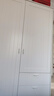 宜家（IKEA）穆斯肯双门简易衣柜现代简约家用卧室柜子小户型出租房用 白色 晒单实拍图