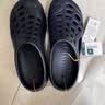 迪卡侬（DECATHLON）游泳男士凉鞋沙滩拖鞋洞洞鞋外穿NABD2159687深蓝色网格款45码 实拍图