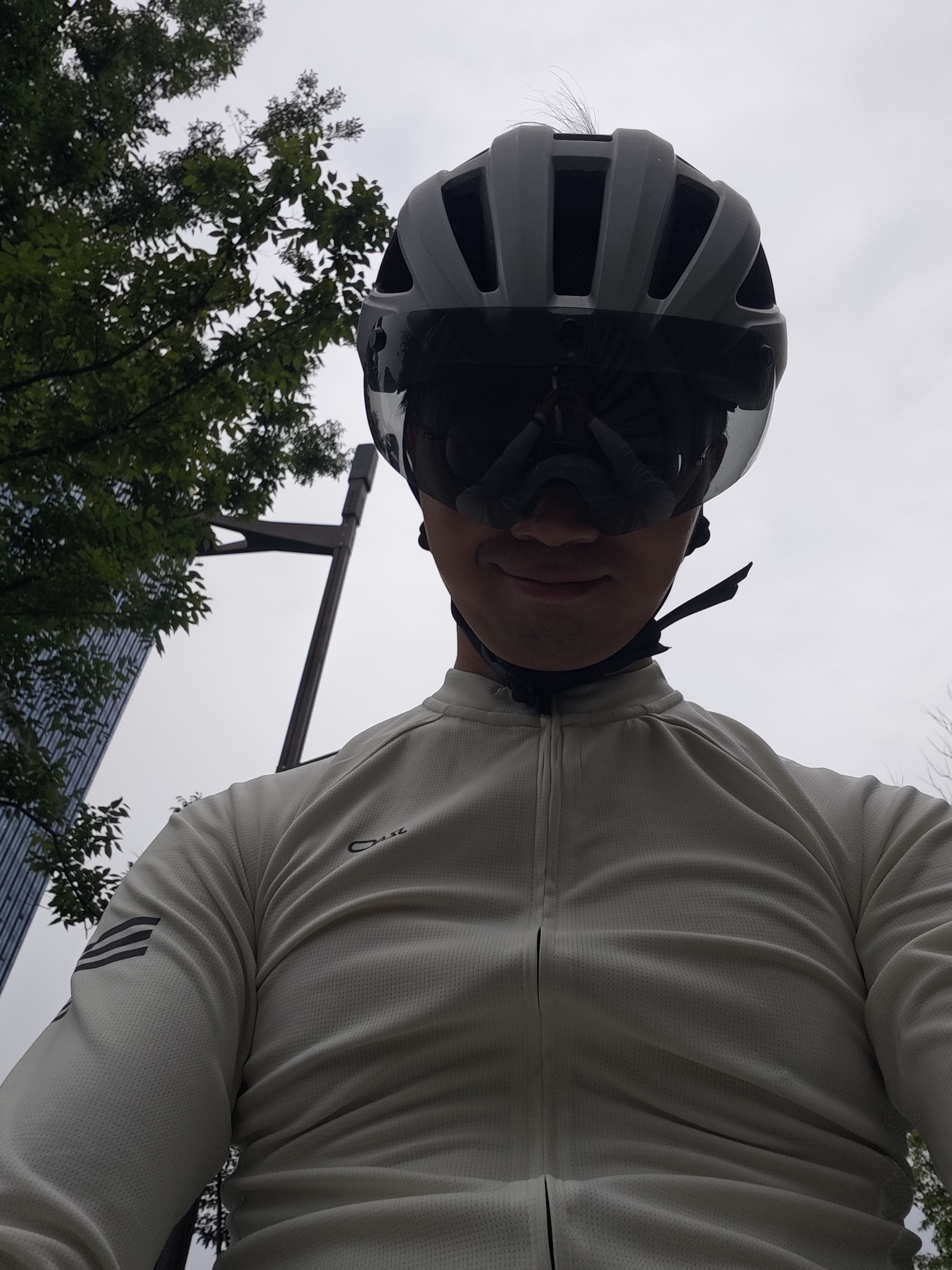 京东京造RC100自行车骑行服男夏季长袖速干山地公路车骑行衣服装备灰 M 实拍图