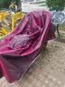 雨衣电动车加大加厚提花款全车防雨骑行专用成人摩托车长款雨披女 【提花款】5XL有镜套-枣红色 根据车型选择 实拍图