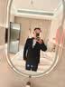 卡度顿西服套装男三件套职业商务小西装正装外套男修身新郎伴结婚礼服 黑色双扣【西服+西裤+衬衫】 3XL 【141-155斤】+8件礼品 实拍图