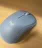 罗技（Logitech）M221 轻音鼠标 无线鼠标 办公鼠标 对称鼠标 带无线微型接收器 雾霭蓝 实拍图
