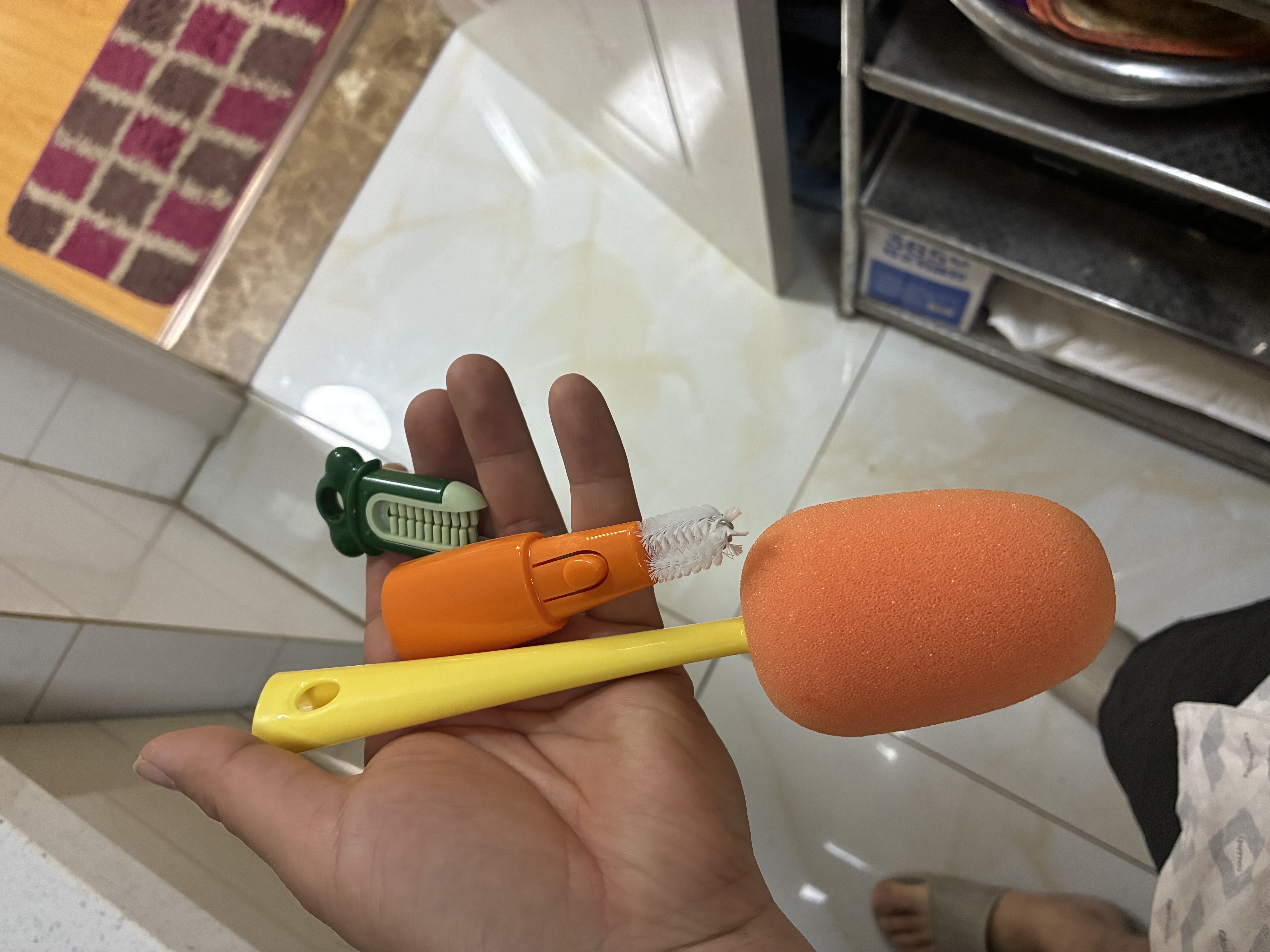 锡洁杯刷长柄洗杯子神器杯盖缝隙清洁刷保温杯清洗多功能三合一奶瓶刷 实拍图