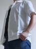 森马（Semir）棉麻衬衫丨 短袖衬衫男夏季新款白色休闲上衣小宽松含亚麻外套 实拍图