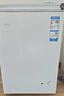 海尔（Haier）100L单温冰柜小型家用小冰柜减霜一级能效冷藏冷冻转换深冷冷柜小冰箱BC/BD-100GHW9D价保618 实拍图