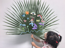 NVV扭扭棒马卡龙色毛根加密儿童幼儿园学生手工制作国庆节花束diy材料包花束发箍200根/包NR-NB200 实拍图