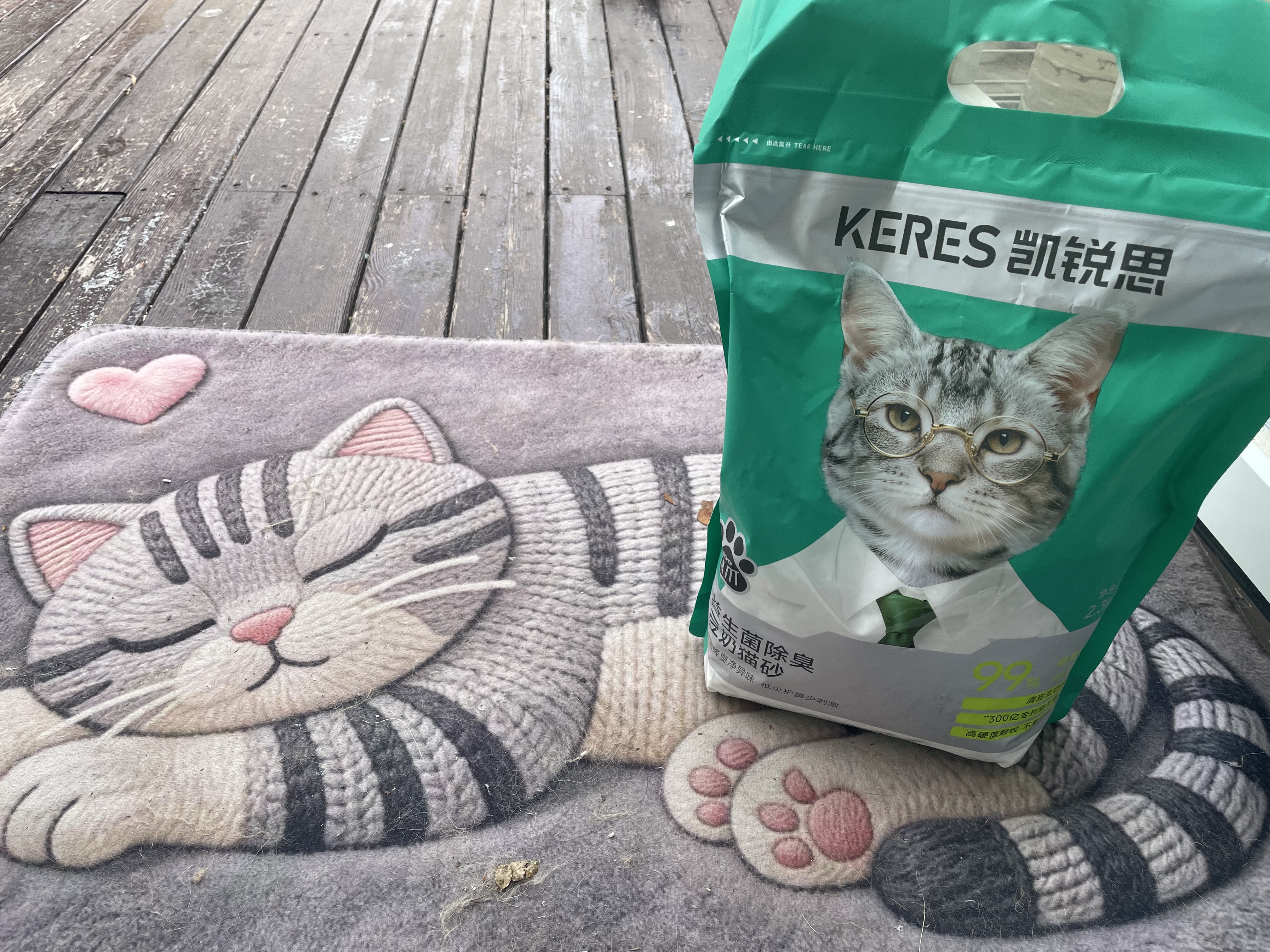 凯锐思豆腐猫砂除味猫沙豆腐砂豆腐渣低粉尘大颗粒结团吸水可冲厕所 【性价比豆腐砂8包】共36.8斤 实拍图