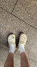 卡骆驰（CROCS）【预售】白鹿同款经典云朵洞洞鞋时尚百搭女鞋花园鞋|206750 骨白色-2Y2(含智必星)【预售】 38 (240mm) 实拍图