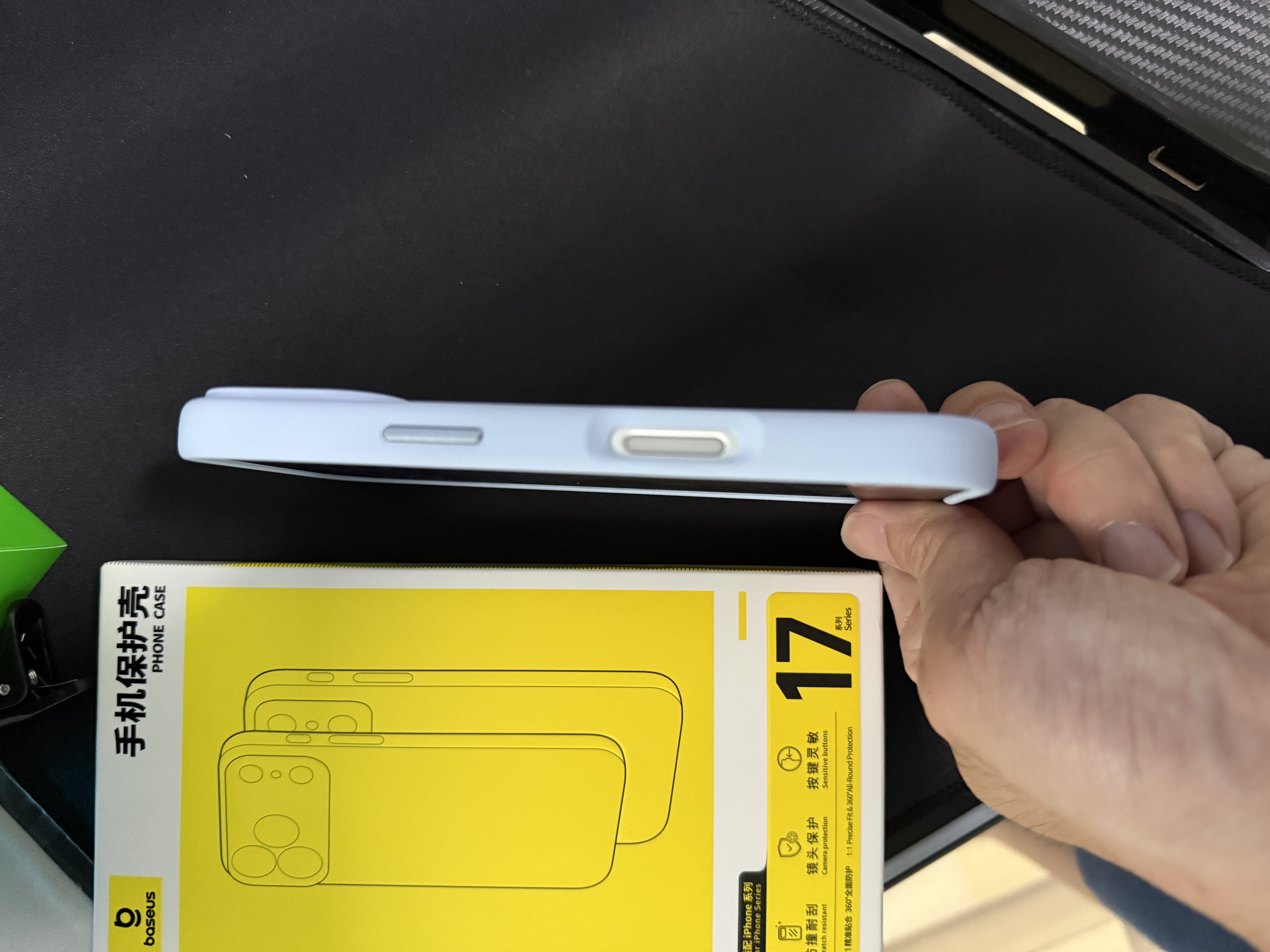 倍思【液态硅胶|亲肤柔感|软边不伤机】适用iphone17手机壳苹果17保护套原装超薄磁吸全包防摔散热 实拍图