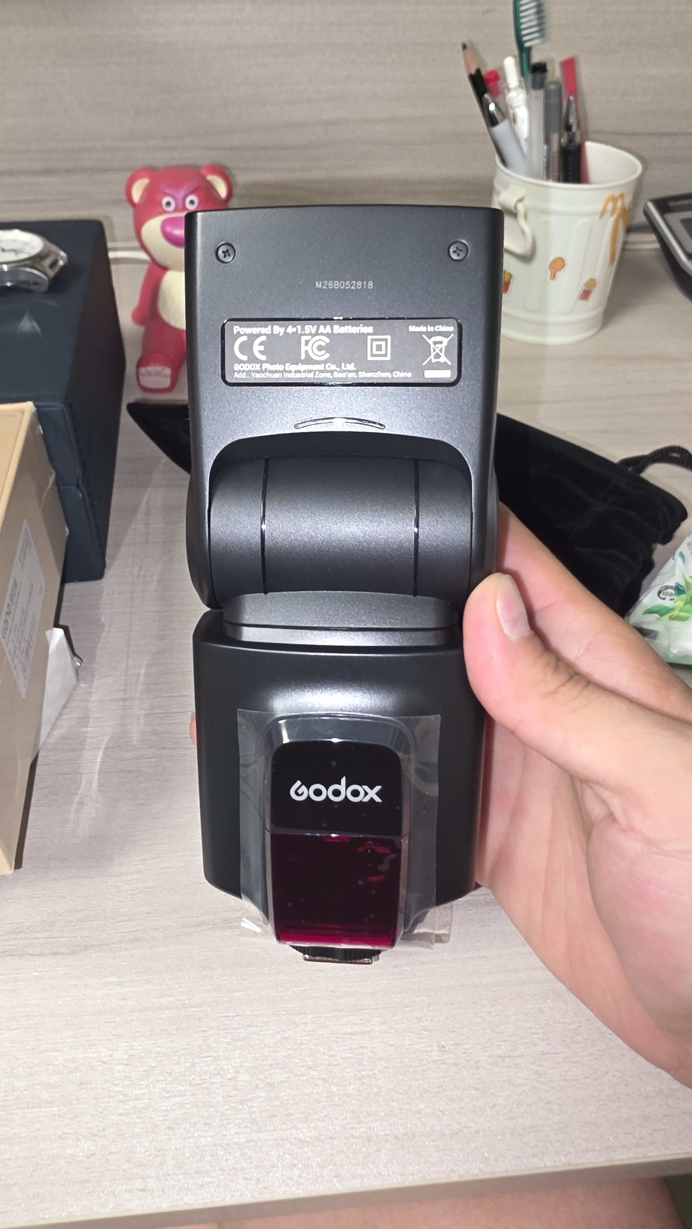 神牛 闪光灯 tt520II 二代 机顶闪光灯 微单反闪光灯 通用型 外置离机 热靴闪光灯 户外闪光灯 外拍灯 TT520II二代【不含电池，店铺可拍】 标配 实拍图