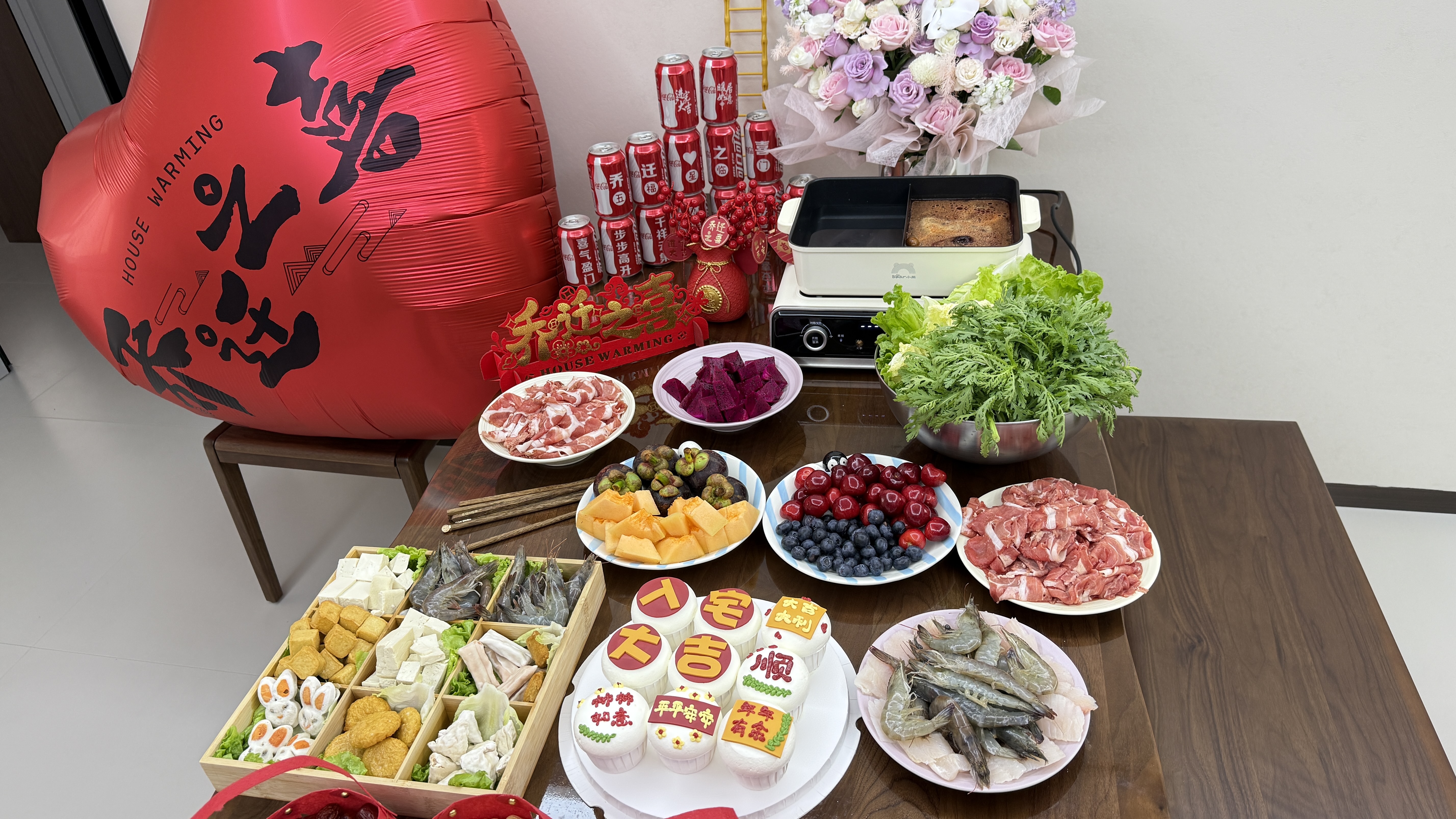 枫拓凌日式火锅菜盘九宫格火锅拼盘烤肉店蔬菜托盘干果盘零食点心分格盘 【九分格】火锅备菜盘/干果盘 实拍图