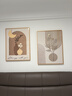 墨派（Mopai）餐厅装饰画手绘油画美式花卉高端客厅肌理挂画正方形壁画免打孔 锦上添花 70*70cm手绘油画 实拍图