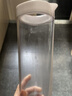 万家全大容量冷萃壶凉水壶冰箱冷水壶塑料冷泡壶冷泡杯扎壶咖啡壶冷萃杯 白色1100ML 实拍图