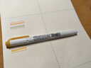 斑马牌 (ZEBRA)双头柔和荧光笔 mildliner系列单色划线记号笔 学生标记笔 WKT7 柔和金 实拍图