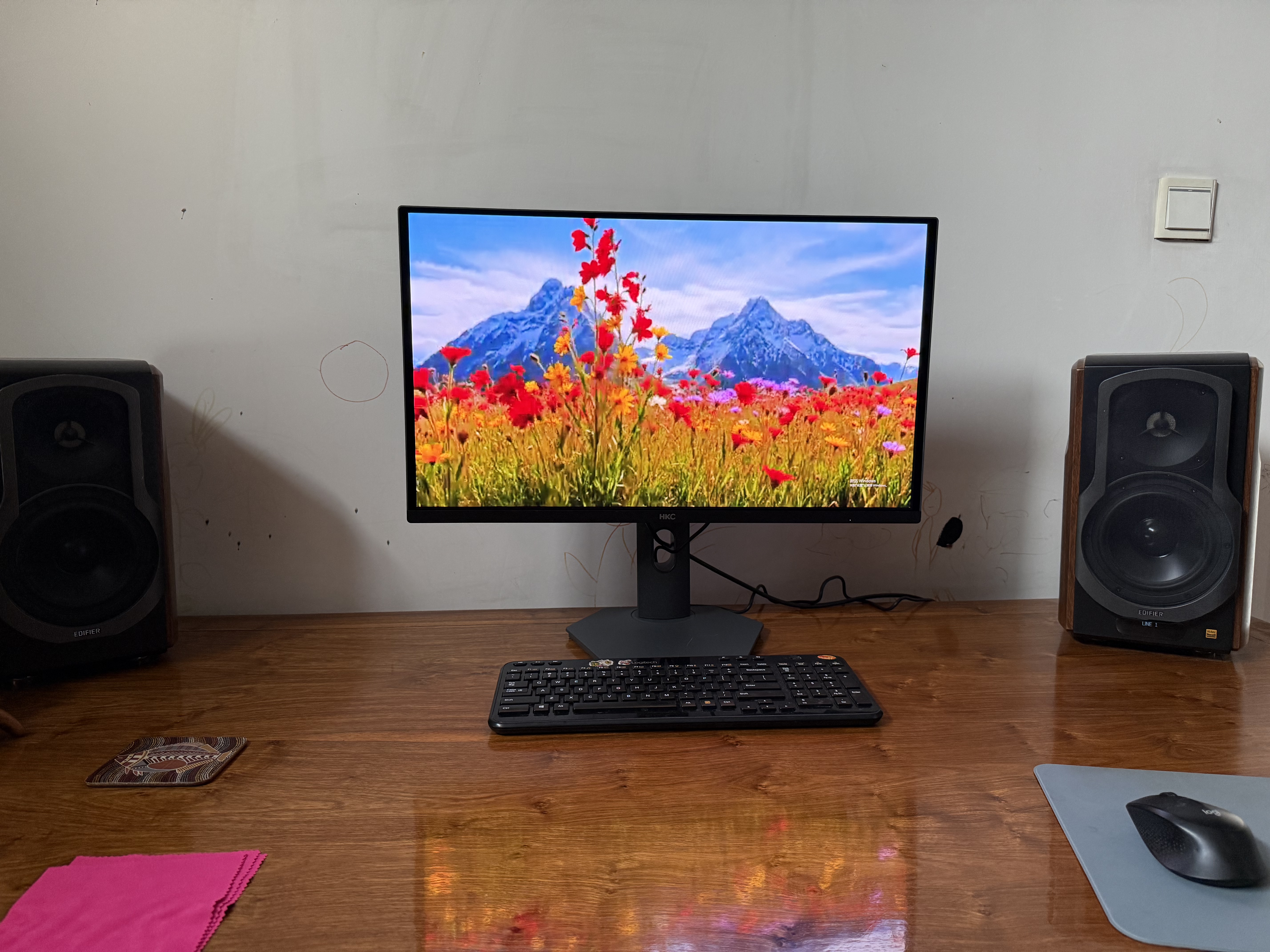 HKC 26.5英寸三星OLED量子点2K 500Hz超高刷HDR500原生10bit硬件低蓝光0.03ms旋转升降显示器GS27QHS 实拍图