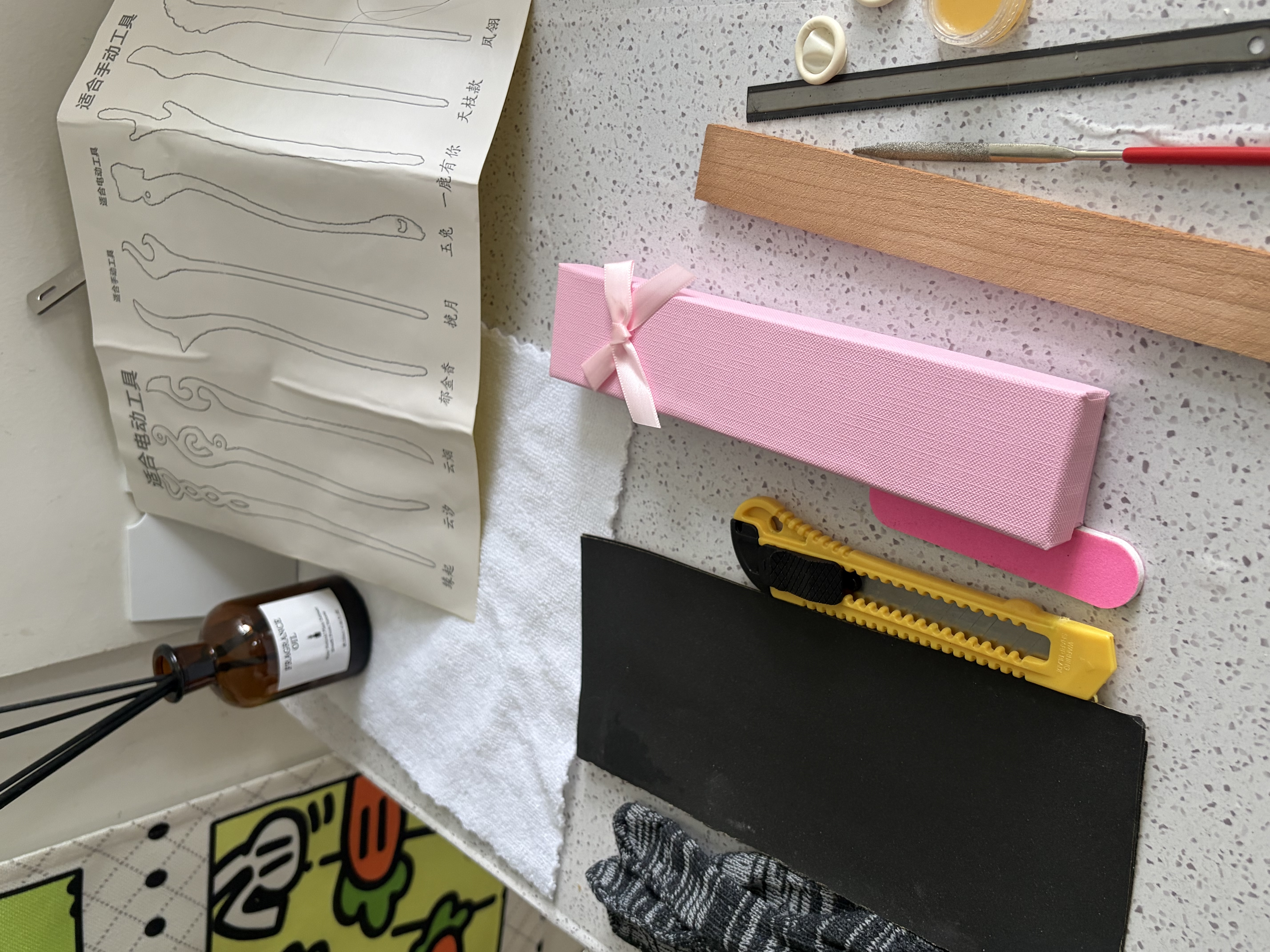追师发簪手工diy材料制作女生桃木黑檀木簪子新中式七夕情人节礼物 晒单实拍图