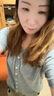 罗蒙（ROMON）女装V领短袖T恤 2026夏季冰丝短袖开衫女宽松大l码薄款亚针织上衣 灰色 2XL 135-150 实拍图