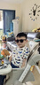 REAL SHADES儿童太阳镜 男女童防紫外线宝宝防晒墨镜炫酷系列 玳瑁色 4岁+ 实拍图