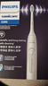 飞利浦（PHILIPS）声波电动牙刷钻石3系 5倍洁齿5种模式 洁净刷头*2 生日礼物送男士/女友 价保618 HX5181/01白 实拍图
