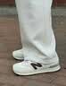 NEW BALANCE NB574官方休闲鞋女鞋复古舒适夏季透气网面礼物轻便百搭运动鞋 米白色 WL574RCF 38 (脚长24.5cm)尺码详询客服 实拍图