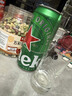 喜力48小时发货HeineKen经典系列500ml*24罐高端风味啤酒听装全麦酿造 喜力，杯子2支 250mL 4月薪日期/破损包赔 实拍图