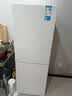 美的（Midea）冰箱236升家用冰箱 商用冰箱 小型三门三温三开门风冷无霜271升一级能效双变频小冰箱 美的冰箱 181升 双门 直冷极地白 全国仓就近速发 实拍图