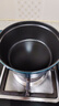 珐宝（staub）法国进口珐琅铸铁锅双耳煲汤锅煎炒锅海蓝18cm 1003258 实拍图