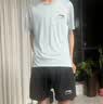 李宁（LI-NING）冰丝速干运动套装男2026夏季新款男士短袖T恤衫短裤跑步男装衣服 实拍图