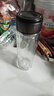 【京东物流配送】高硼硅双层玻璃杯大容量泡茶杯水杯子茶水分离杯 【双层加厚】茶杯350ml1只 实拍图