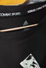 阿迪达斯（adidas）【特价清仓】夏季男女同款短袖男T恤跑步健身运动速干 黑白 XL 实拍图