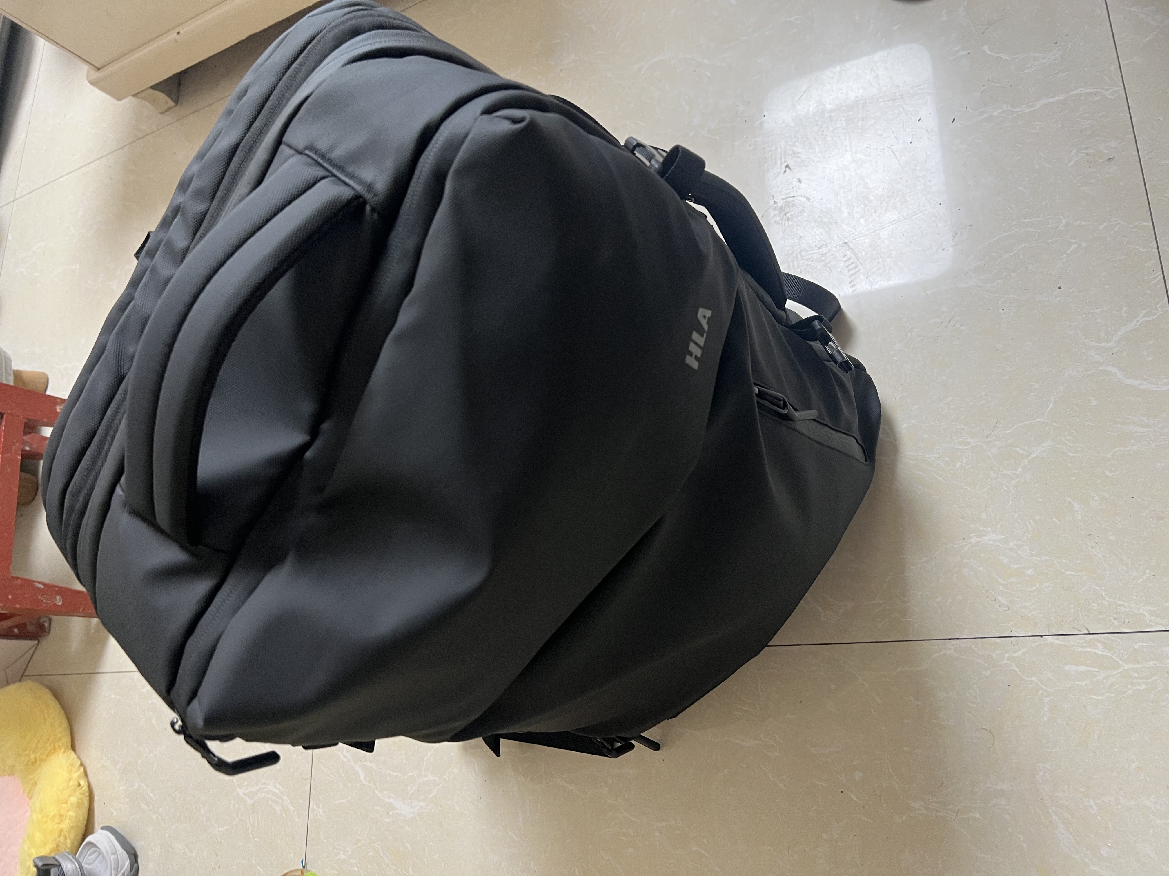 海澜之家双肩包大容量背包男士旅行出差商务通勤17寸电脑包可扩容生日礼物 实拍图