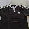 阿迪达斯（adidas）三叶草男女款 3-STRIPES TEE 短袖 KB2459 黑色 XL 实拍图