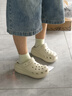 卡骆驰（CROCS）檀健次同款经典泡芙洞洞鞋百舒适男沙滩鞋女鞋休闲鞋|207521 骨白色-2Y2(含智必星) 36 (220mm) 37 实拍图