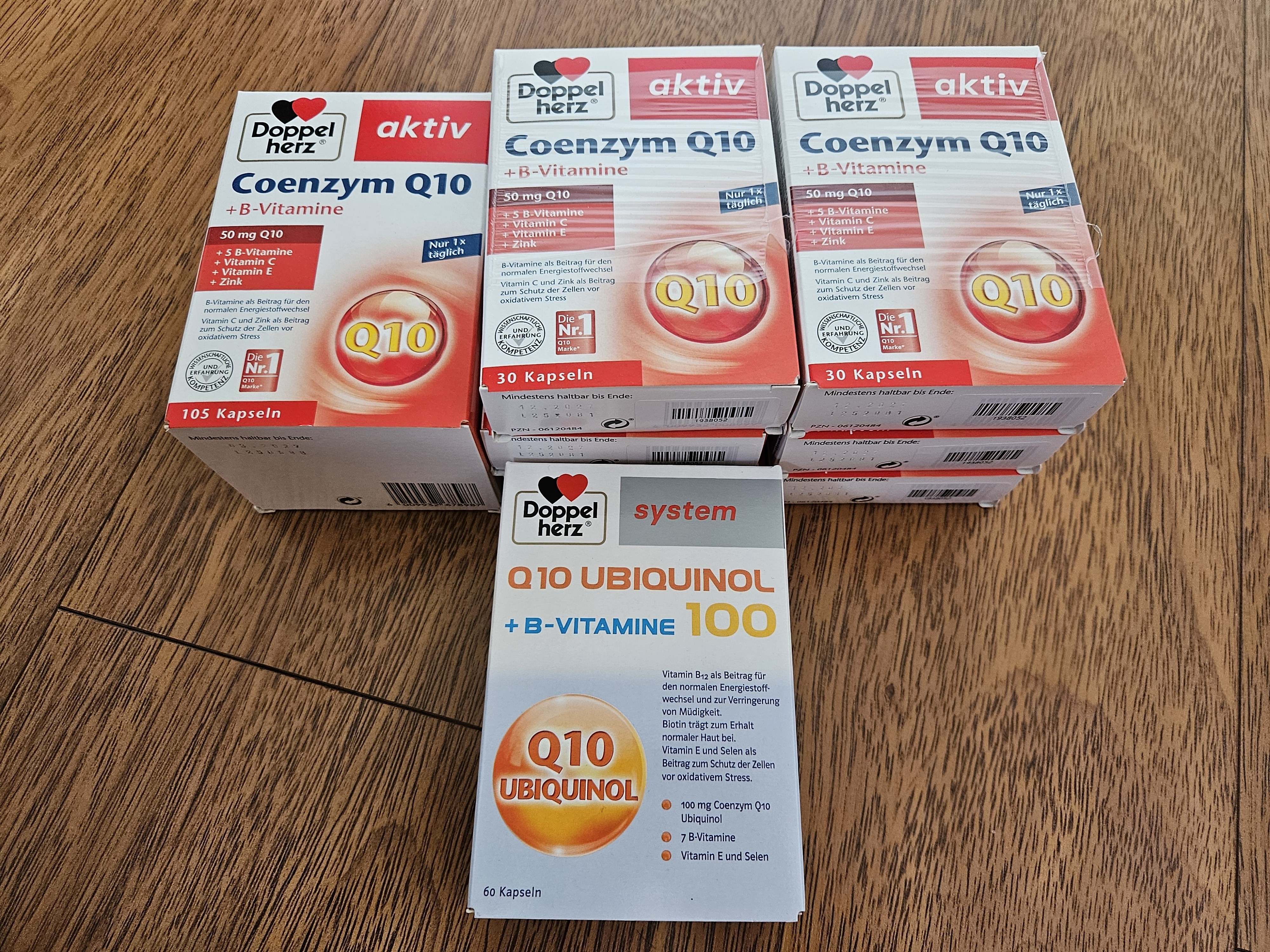 双心（Doppel herz）还原型辅酶Q10胶囊高含量备孕熬夜加班保护心脏维生素bVE100mg*60 实拍图