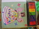 奕思瑞便携手指画颜料可水洗指印画册画本儿童玩具3-6岁幼儿园生日礼物 实拍图