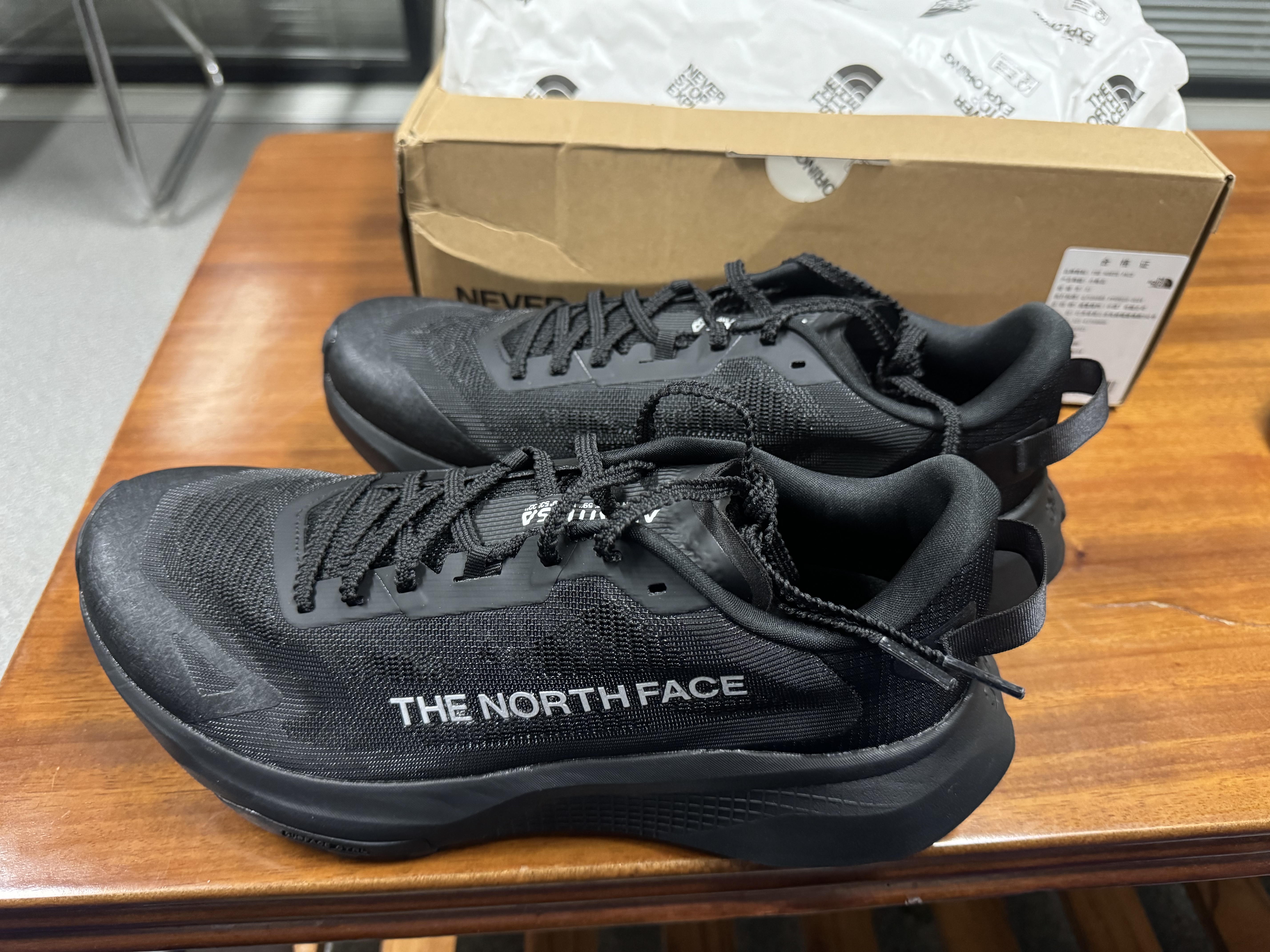 北面（The North Face）越野跑鞋男女综合训练鞋轻便运动鞋减震休闲 8G6M 实拍图