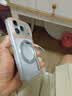 暴走【解压磁吸旋转支架】适用苹果17pro手机壳 iPhone17Pro保护套 柔砂肤感透色轻薄简约硬壳 柔雾白 实拍图
