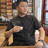 恒源祥提花真丝短袖衬衫男重磅龟裂纹非遗香云纱桑蚕丝衬衫莨纱男装唐装 黑色 L 晒单实拍图