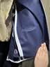 罗蒙儿童西装套装男童主持人花童礼服演出服 蓝线格五件套 130 实拍图