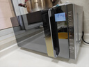 美的（Midea）【价保618】微波炉烤箱一体机变频家用微波炉900W微烤一体25升平板加热杀菌易清洁X3-233A金色 实拍图