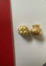 周生生黄金转运珠 足金Charme串珠男女福袋钱袋手串 89197C定价 实拍图
