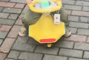 babycare儿童扭扭车防侧翻玩具溜溜车大人可坐宝宝礼物3-6岁 洛克黄声光款 实拍图