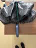 超大号环扣全自动雨伞男女反向折叠晴雨两用伞女防晒防紫外遮阳 晚波蓝【80骨反向】环扣 实拍图
