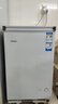 海尔（Haier）100L单温冰柜小型家用小冰柜减霜一级能效冷藏冷冻转换深冷冷柜小冰箱BC/BD-100GHW9D价保618 实拍图